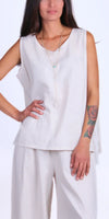 Fiocco Linen Top