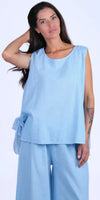 Fiocco Linen Top