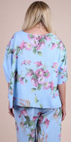 Lucy Pink Morning Glory Blouse