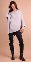 Affetto Knit Poncho