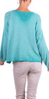Emma Sweater - Gigi Moda - Made in Italy # Gigi Moda, Knit, knit sweater, Long Sleeve, made in italy, one size, Sweater, Top, V Neck