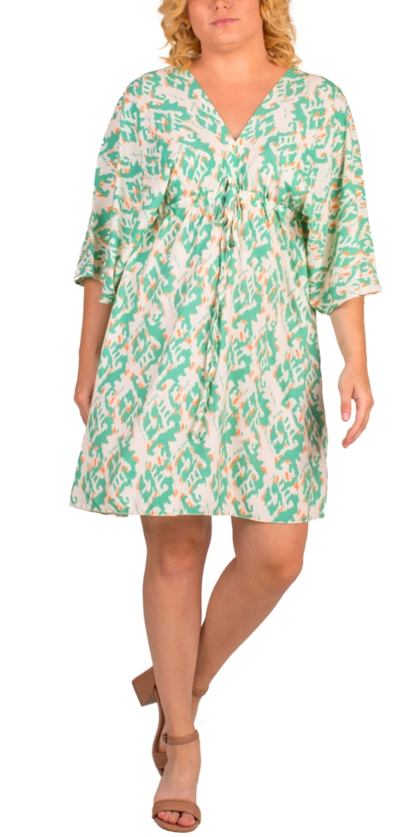 Corta Safari Print Dress