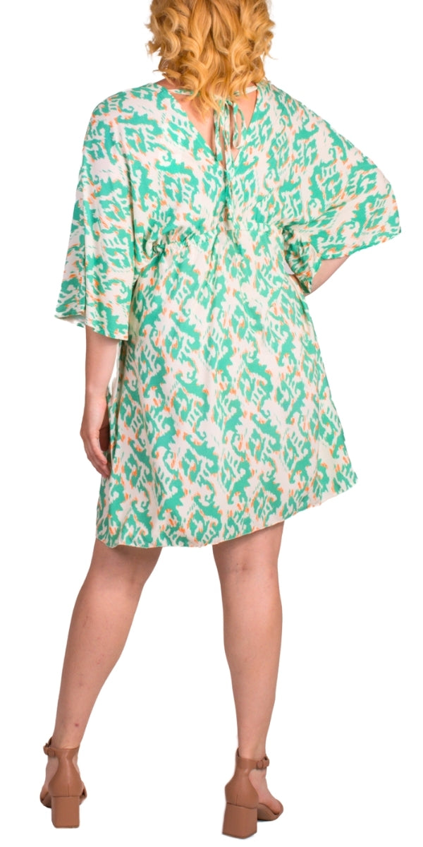 Corta Safari Print Dress