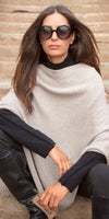 Affetto Knit Poncho