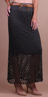 Rete Cotton Skirt