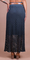 Rete Cotton Skirt