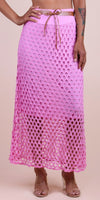 Rete Cotton Skirt
