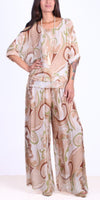Carmelina Vortice Silk Kaftan