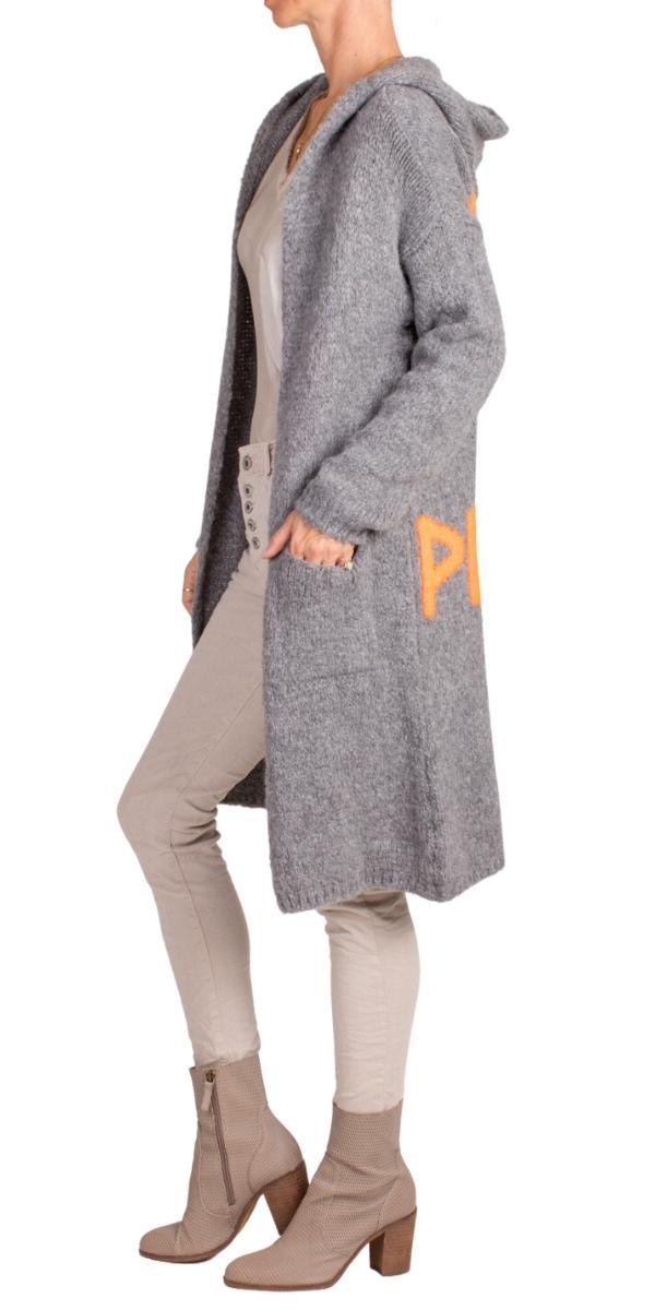 Pace Knit Cardigan - Shop Gigi Moda - Made in Italy # Cardigan, coats, comforatable fit, Gigi Moda, Hooded Knit, hoodie, Jackets, Knit, Knit Cardigan, knit hoodie, made in italy, shop gigi moda, womans clothing