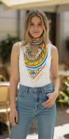 Deruta Geometrico Scarf
