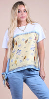 Foulard Cotton Top with Birds