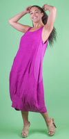Luna Dress - Gigi Moda - Made in Italy # 100% Linen, Dress, Gigi Moda, Linen, Made in Italy, OS, Pockets, Sleeveless