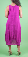 Luna Dress - Gigi Moda - Made in Italy # 100% Linen, Dress, Gigi Moda, Linen, Made in Italy, OS, Pockets, Sleeveless