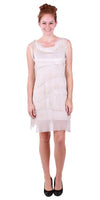 Siena Sleeveless Dress - Gigi Moda - Made in Italy # 100% Silk, ASSYMETRICAL RUFFLE DRESS, Dress, Gigi Moda, Made in Italy, MOB DRESS, MOD, MOG, MOG DRESS, MOTHER OF GROOM DRESS, MOTHER OF THE BRIDE DRESS, one size, OS, RUFFLE DRESS ITALY, RUFFLED DRESS, ruffles, RUFFLES DRESS, Silk, Sleeveless, SLEEVELESS DRESS, TIERED RUFFLED DRESS