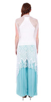 Aspen Pant - Gigi Moda - Made in Italy # 9992, Balloon Hem, balloon pants, feminine, flowy, Gigi Moda, Made in Italy, palazzo, resort, resort wear, spring, summer, woman, women clothes
