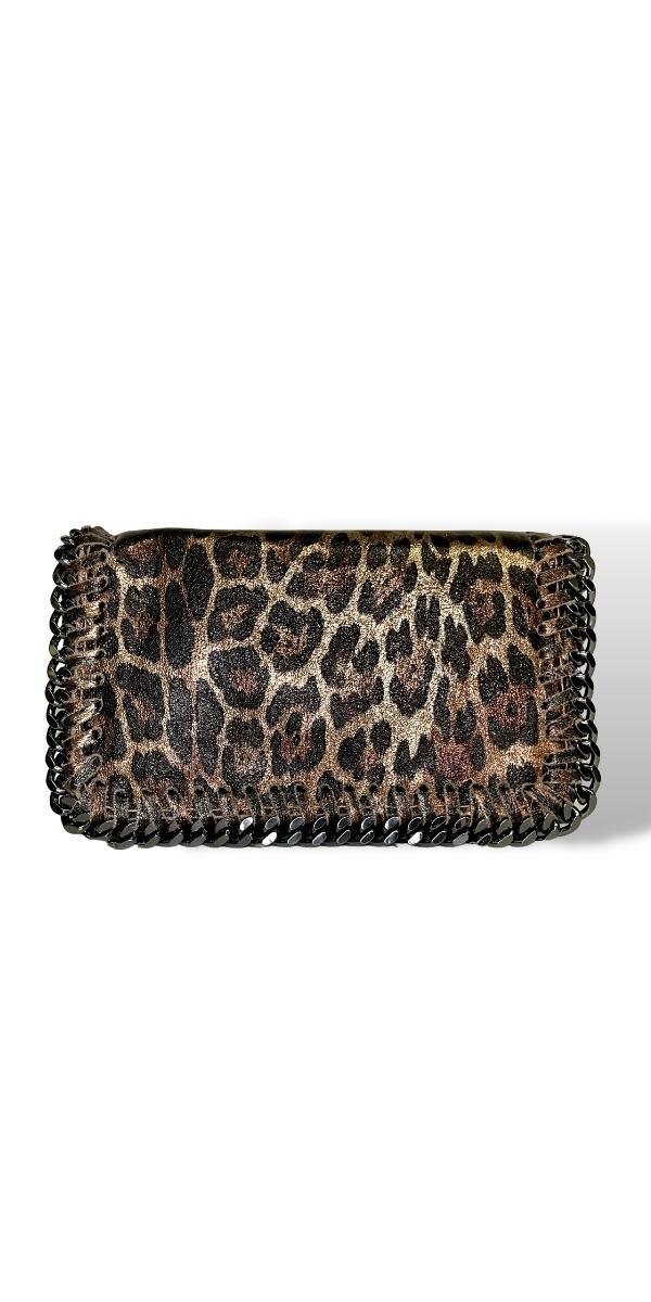 The Mini Leopard Fiona - Shop Gigi Moda - Made in Italy # Chains, genuine leather, Gigi Moda, Handbag, Leopard Print, Made in Italy, Purse