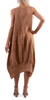 Luna Dress - Gigi Moda - Made in Italy # 100% Linen, Dress, Gigi Moda, Linen, Made in Italy, OS, Pockets, Sleeveless