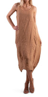 Luna Dress - Gigi Moda - Made in Italy # 100% Linen, Dress, Gigi Moda, Linen, Made in Italy, OS, Pockets, Sleeveless