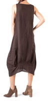 Luna Dress - Gigi Moda - Made in Italy # 100% Linen, Dress, Gigi Moda, Linen, Made in Italy, OS, Pockets, Sleeveless