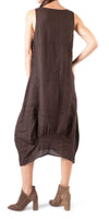 Luna Dress - Gigi Moda - Made in Italy # 100% Linen, Dress, Gigi Moda, Linen, Made in Italy, OS, Pockets, Sleeveless