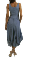 Rosalia Dress - Gigi Moda - Made in Italy # 100% Linen, Dress, free shipping, Gigi Moda, italian dress, Linen, linen dress, Long, Made in Italy, one size, OS, resort, resort wear, Sleeveless, washable