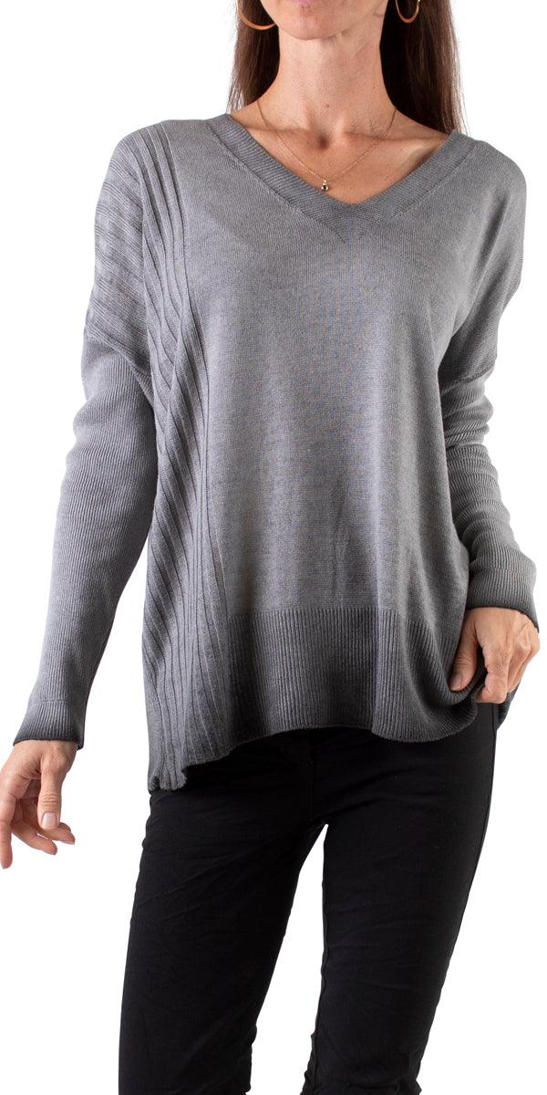 Bahiano Knit Sweater - Shop Gigi Moda - Made in Italy # casual sweater, fall, Gigi Moda, italian apparel, Italian Sweater, italian top, knit sweater, Made in Italy, new, one size, shopgigimoda, Sweater, womens clothing, womens fashion