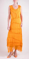 Siena Maxi Dress - Gigi Moda - Made in Italy # 100% Silk, Dress, Gigi Moda, Made in Italy, Maxi Dress, MOB DRESS, MOG DRESS, MOTHER OF GROOM DRESS, MOTHER OF THE BRIDE DRESS, one size, OS, Ruffle, ruffle dress, ruffled hem, RUFFLED DRESS, ruffles, Silk, Sleeveless, Tier Ruffle, tiered ruffle