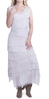 Siena Maxi Dress - Gigi Moda - Made in Italy # 100% Silk, Dress, Gigi Moda, Made in Italy, Maxi Dress, MOB DRESS, MOG DRESS, MOTHER OF GROOM DRESS, MOTHER OF THE BRIDE DRESS, one size, OS, Ruffle, ruffle dress, ruffled hem, RUFFLED DRESS, ruffles, Silk, Sleeveless, Tier Ruffle, tiered ruffle
