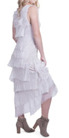 Siena Maxi Dress - Gigi Moda - Made in Italy # 100% Silk, Dress, Gigi Moda, Made in Italy, Maxi Dress, MOB DRESS, MOG DRESS, MOTHER OF GROOM DRESS, MOTHER OF THE BRIDE DRESS, one size, OS, Ruffle, ruffle dress, ruffled hem, RUFFLED DRESS, ruffles, Silk, Sleeveless, Tier Ruffle, tiered ruffle
