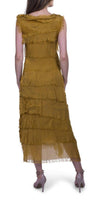 Siena Maxi Dress - Gigi Moda - Made in Italy # 100% Silk, Dress, Gigi Moda, Made in Italy, Maxi Dress, MOB DRESS, MOG DRESS, MOTHER OF GROOM DRESS, MOTHER OF THE BRIDE DRESS, one size, OS, Ruffle, ruffle dress, ruffled hem, RUFFLED DRESS, ruffles, Silk, Sleeveless, Tier Ruffle, tiered ruffle
