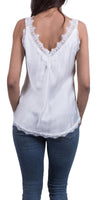 Demi Cami - Gigi Moda - Made in Italy # Blouse, Cami, DEEP V-NECK, free shipping, Gigi Moda, italian top, Made in Italy, OS, resort, resort wear, Top