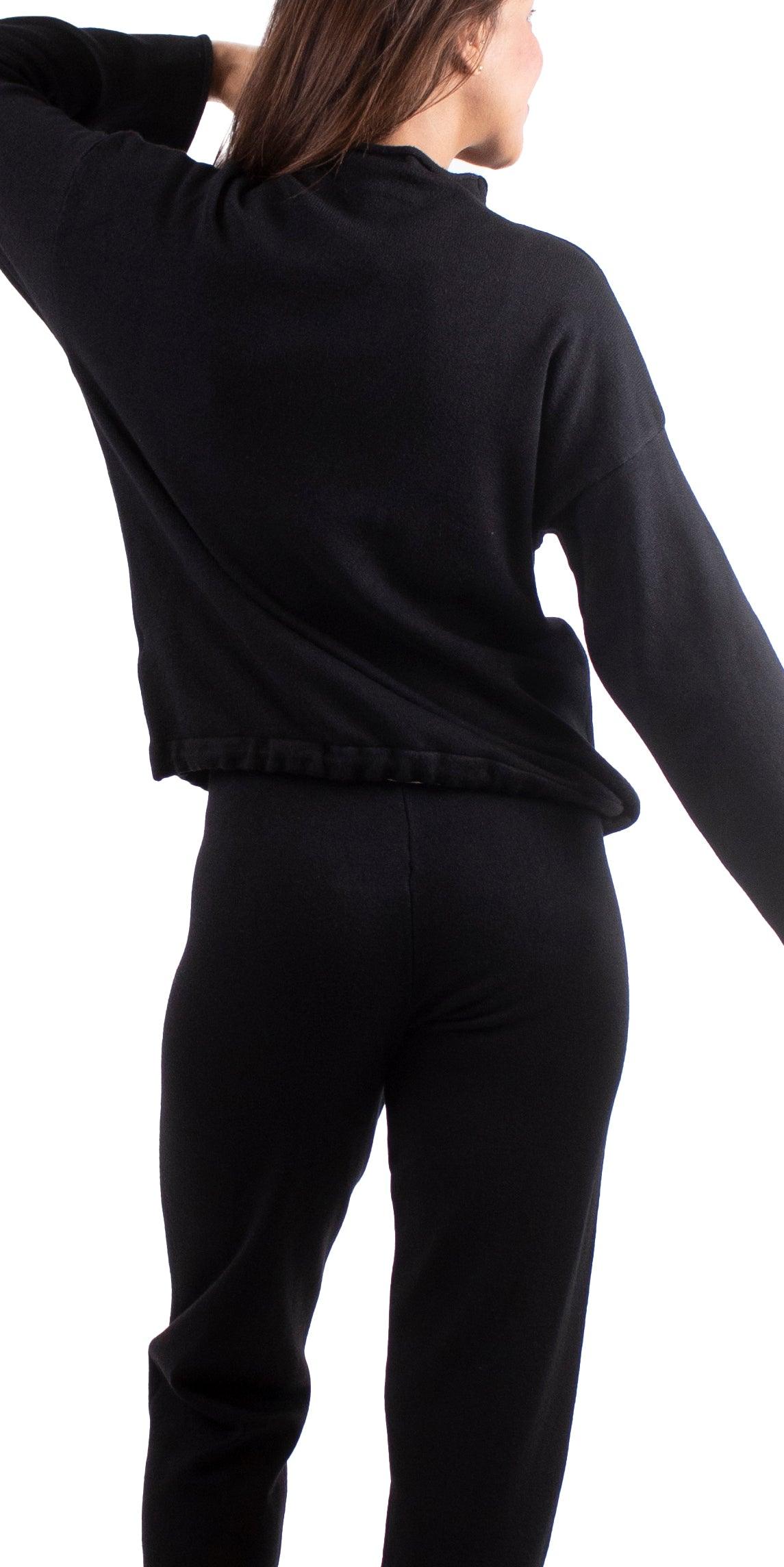 Jogger Pant - Shop Gigi Moda - Made in Italy # Gigi Moda, jogger pants, knit pants, Tie waist