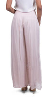 Jasmin Slit Pant - Gigi Moda - Made in Italy # fall, free shipping, Made in Italy, OS, resort, resort wear, Silk, Slit, spring, summer, winter