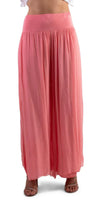 Jasmin Slit Pant - Gigi Moda - Made in Italy # fall, free shipping, Made in Italy, OS, resort, resort wear, Silk, Slit, spring, summer, winter