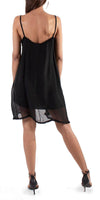 Dara Spaghetti Strap Dress - Shop Gigi Moda - Made in Italy # 100% Silk, Dress, new, resort wear, Silk, Sleeveless, summer