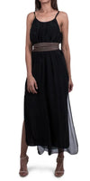 Venus Silk Dress - Gigi Moda - Made in Italy # 100% Silk, Dress, Gigi Moda, Made in Italy, Maxi Dress, OS, resort, resort wear, Silk, Sleeveless, Spaghetti Strap, washable