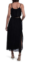 Venus Silk Dress - Gigi Moda - Made in Italy # 100% Silk, Dress, Gigi Moda, Made in Italy, Maxi Dress, OS, resort, resort wear, Silk, Sleeveless, Spaghetti Strap, washable