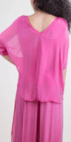 Diana Top - Gigi Moda - Made in Italy # 100% Silk, Blouse, free shipping, Gigi Moda, italian top, Made in Italy, OS, resort, resort wear, Silk, Top, washable