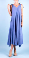 Da Amico Maxi Dress - Shop Gigi Moda - Made in Italy # dress, Gigi Moda, Made in Italy, Maxi, Maxi Dress, maxi length, Sleeveless, V Neck