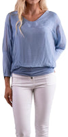 Cavoli Blouse - Gigi Moda - Made in Italy # 100% Silk, Blouse, fall, italian silk, italian top, Made in Italy, Silk, Silk top, Top