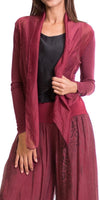 Shoona Cardigan - Gigi Moda - Made in Italy # Cardigan, free shipping, Gigi Moda, handwash, Made in Italy, OS, Silk, spring, summer, washable