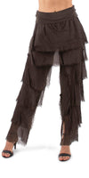 Siena Pant - Gigi Moda - Made in Italy # Gigi Moda, italian pants, italian silk, Made in Italy, OS, Pants, Ruffle, Silk, silk pants