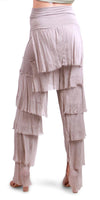 Siena Pant - Gigi Moda - Made in Italy # Gigi Moda, italian pants, italian silk, Made in Italy, OS, Pants, Ruffle, Silk, silk pants