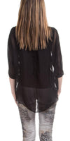 Carmelina Silk Kaftan - Gigi Moda - Made in Italy # 100% silk, BLACK, Burgundy, california boutique, carlsbad, Frayed Edge, free shipping, Gigi Moda, gray, hot pink, italian blouse, Italian Clothing, italian fashion, italian outfit, italian silk, Kaftan, lime, made in Italy, navy, olive, online shopping, pink, raw edge, white