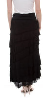 Siena Maxi Skirt - Gigi Moda - Made in Italy # 8601, Free Shipping, Gigi Moda, Made in Italy, OS, Ruffle, Silk