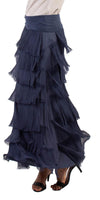 Siena Maxi Skirt - Gigi Moda - Made in Italy # 8601, Free Shipping, Gigi Moda, Made in Italy, OS, Ruffle, Silk