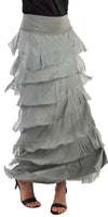 Siena Maxi Skirt - Gigi Moda - Made in Italy # 8601, Free Shipping, Gigi Moda, Made in Italy, OS, Ruffle, Silk