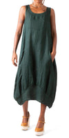 Luna Dress - Gigi Moda - Made in Italy # 100% Linen, Dress, Gigi Moda, Linen, Made in Italy, OS, Pockets, Sleeveless