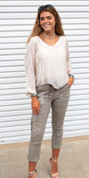Isabetta Silk Crop Top - Gigi Moda - Made in Italy # italian clothing, made in italy, silk, silk blouse, womens clothing, womens tops