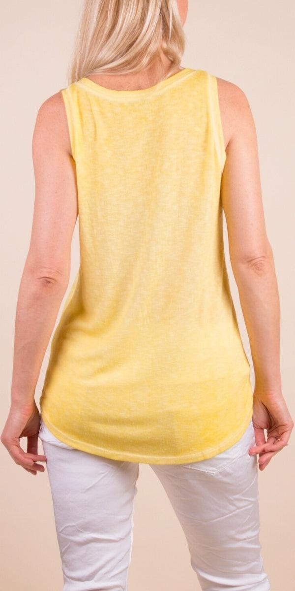 Lunia Tank - Gigi Moda - Made in Italy # beach, comfy top, flowing, Gigi Moda, italian tank, Made in Italy, one size, Top, viscose, washable, womens fashion